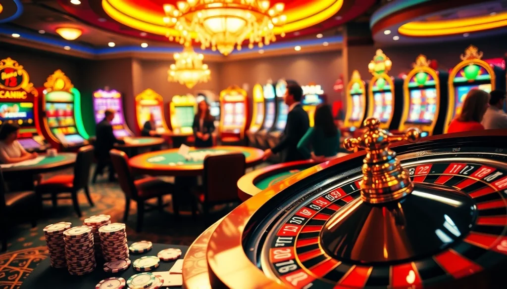 Experience the excitement of casino gaming at https://new889.blue with vibrant tables, slots, and roulette.