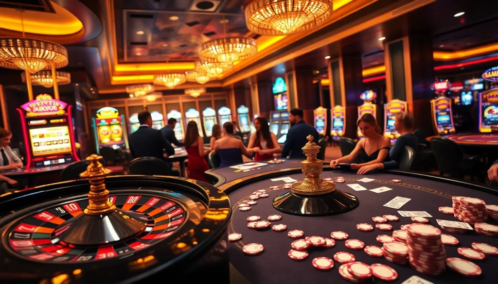 98wwin elevates the excitement at a vibrant roulette table with eager players and scattered chips.